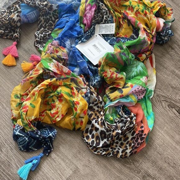 Echo Patchwork Printed Pareo Swim Cover-up - Picture 2 of 2